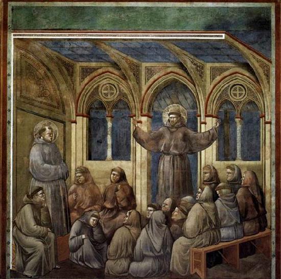 GIOTTO di Bondone Apparition at Arles Germany oil painting art